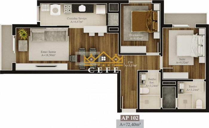 Imagem Imóvel com 2 Quartos à Venda, 72 m² em Prinstrop - Gramado