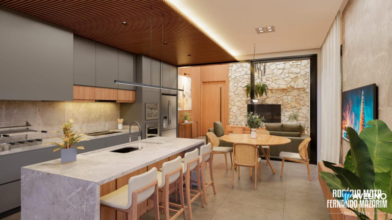 Imagem Casa de Condomínio com 3 Quartos à Venda, 173 m² em Porto Unique - Dourados