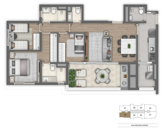 Imagem Apartamento com 3 Quartos à Venda, 131 m² em Vila Mariana - São Paulo Imagem Apartamento com 3 Quartos à Venda, 131 m² em Vila Mariana - São Paulo