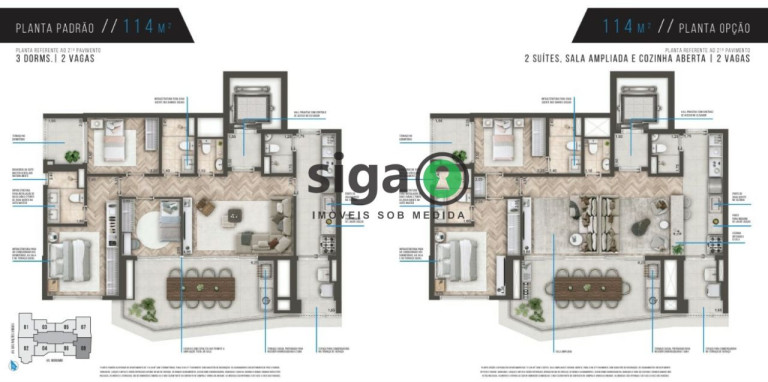 Imagem Apartamento com 3 Quartos à Venda, 114 m² em Brooklin - São Paulo Imagem Apartamento com 3 Quartos à Venda, 114 m² em Brooklin - São Paulo