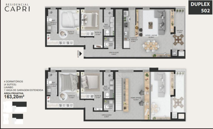 Imagem Apartamento com 4 Quartos à Venda, 163 m² em Ingleses Do Rio Vermelho - Florianópolis Imagem Apartamento com 4 Quartos à Venda, 163 m² em Ingleses Do Rio Vermelho - Florianópolis