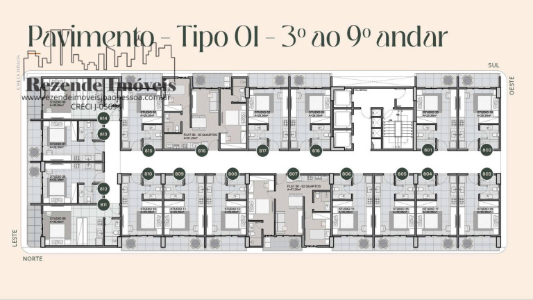 Imagem Apartamento com 1 Quarto à Venda, 30 m² em Manaíra - João Pessoa Imagem Apartamento com 1 Quarto à Venda, 30 m² em Manaíra - João Pessoa