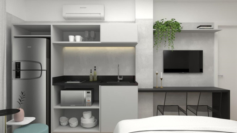 Imagem Imóvel com 1 Quarto à Venda, 21 m² em Centro Histórico - Porto Alegre
