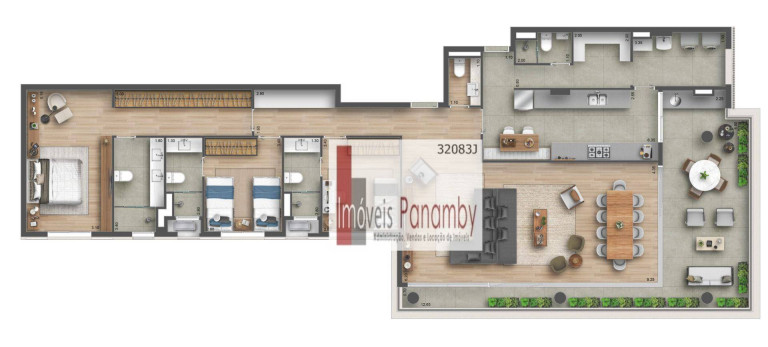 Imagem Apartamento com 3 Quartos à Venda, 188 m² em Perdizes - São Paulo