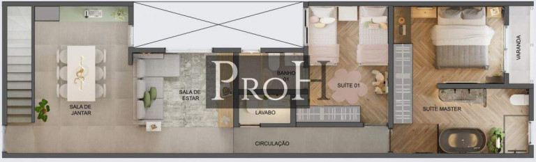 Imagem Cobertura com 3 Quartos à Venda, 115 m² em Vila Pires - Santo André