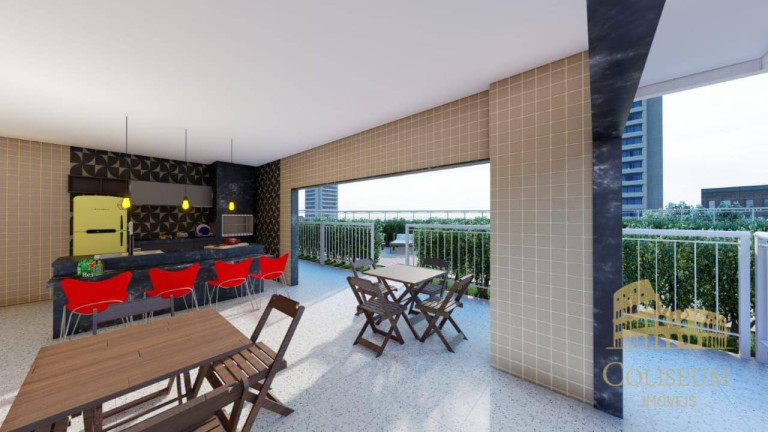 Imagem Apartamento com 1 Quarto à Venda, 46 m² em Caiçara - Praia Grande