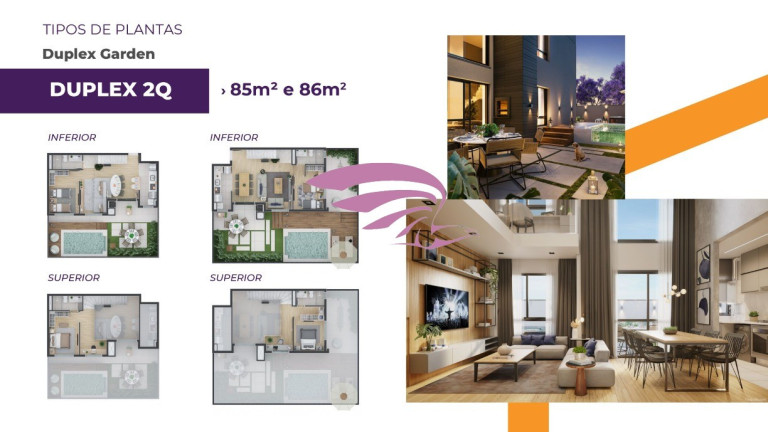 Imagem Imóvel com 2 Quartos à Venda, 54 m² em Portão - Curitiba Imagem Imóvel com 2 Quartos à Venda, 54 m² em Portão - Curitiba