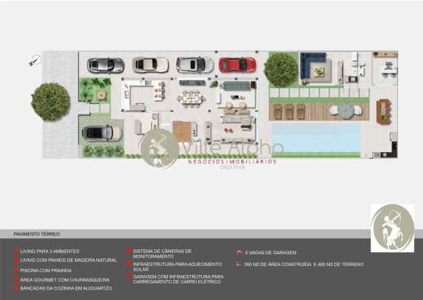 Imagem Casa com 4 Quartos à Venda, 450 m² em Embare - Santos Imagem Casa com 4 Quartos à Venda, 450 m² em Embare - Santos