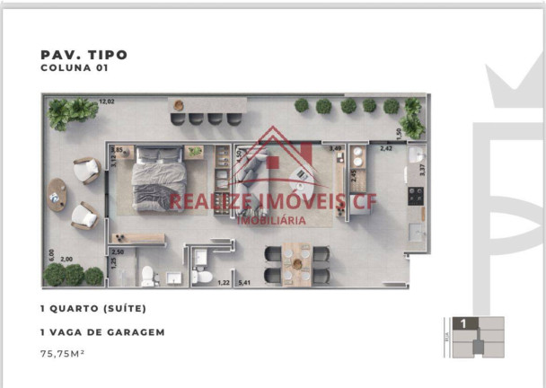 Imagem Apartamento com 1 Quarto à Venda, 61 m² em Braga - Cabo Frio Imagem Apartamento com 1 Quarto à Venda, 61 m² em Braga - Cabo Frio