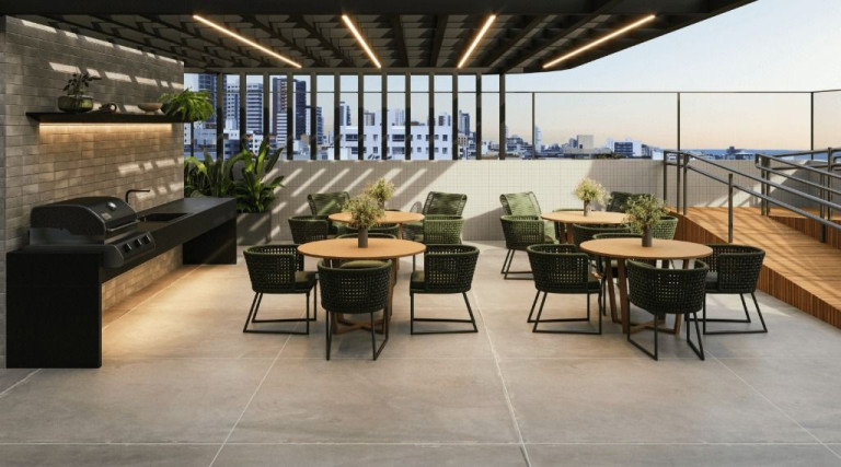 Imagem Apartamento com 1 Quarto à Venda, 62 m² em Cabo Branco - João Pessoa