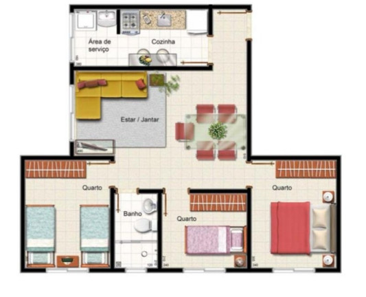 Imagem Apartamento com 3 Quartos à Venda, 55 m² em Jardim Santa Terezinha (zona Leste) - São Paulo Imagem Apartamento com 3 Quartos à Venda, 55 m² em Jardim Santa Terezinha (zona Leste) - São Paulo