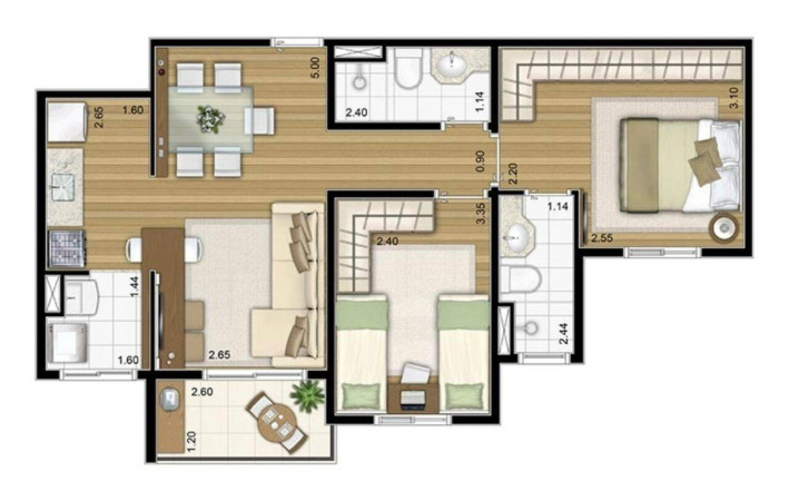 Imagem Apartamento com 2 Quartos à Venda, 57 m² em Cidade Luiza - Jundiaí Imagem Apartamento com 2 Quartos à Venda, 57 m² em Cidade Luiza - Jundiaí