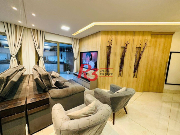 Imagem Apartamento com 3 Quartos à Venda, 118 m² em Canto Do Forte - Praia Grande