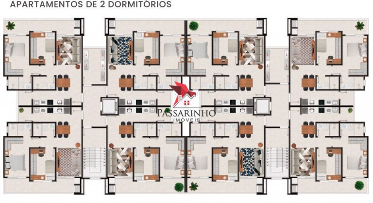 Imagem Apartamento com 2 Quartos à Venda, 6.914 m² em Stan - Torres