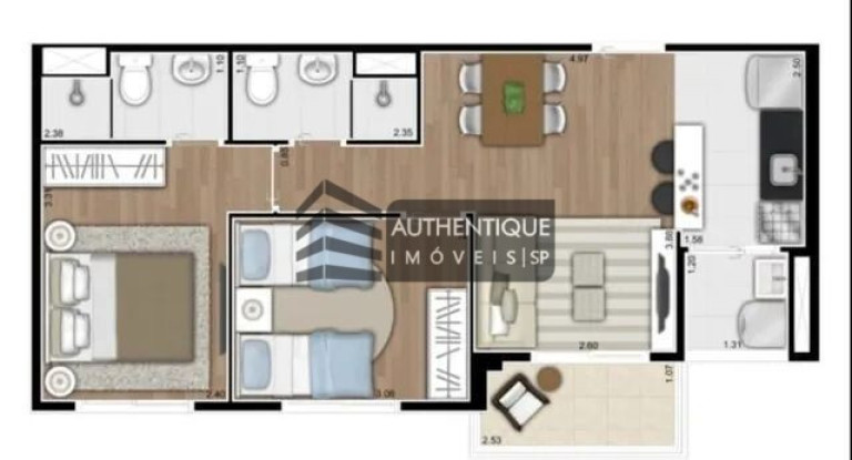 Imagem Apartamento com 2 Quartos à Venda, 49 m² em Bela Vista - São Paulo Imagem Apartamento com 2 Quartos à Venda, 49 m² em Bela Vista - São Paulo