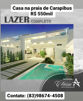 Imagem Casa com 3 Quartos à Venda, 210 m² em Centro - Conde Imagem Casa com 3 Quartos à Venda, 210 m² em Centro - Conde
