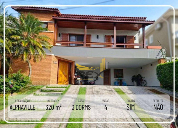 Casa com 3 Quartos à Venda, 320 m² em  Alphaville - Santana De Parnaíba