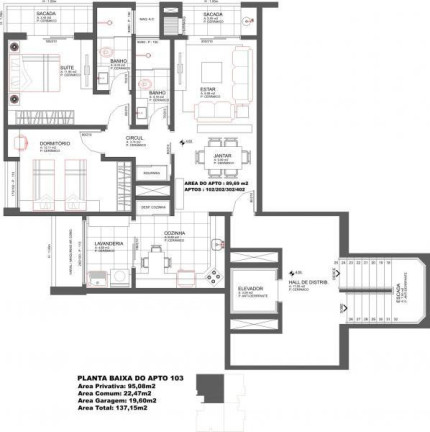 Imagem Apartamento com 2 Quartos à Venda, 71 m² em Centro - Balneário Piçarras