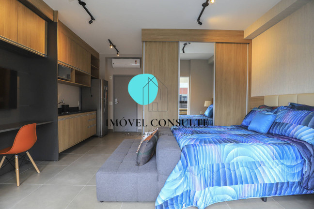 Imagem Apartamento com 1 Quarto para Alugar, 33 m² em Pinheiros - São Paulo