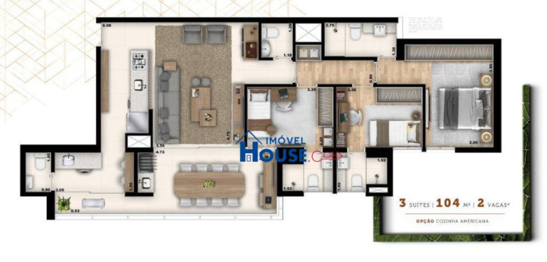 Imagem Apartamento com 3 Quartos à Venda, 103 m² em Vila Romana - São Paulo
