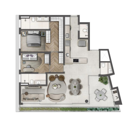 Imagem Cobertura com 2 Quartos à Venda, 265 m² em Santa Cecília - São Paulo