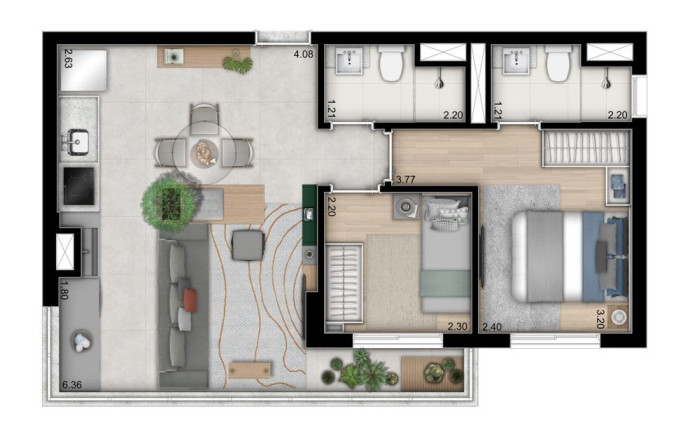 Imagem Apartamento com 2 Quartos à Venda, 45 m² em Pinheiros - São Paulo Imagem Apartamento com 2 Quartos à Venda, 45 m² em Pinheiros - São Paulo