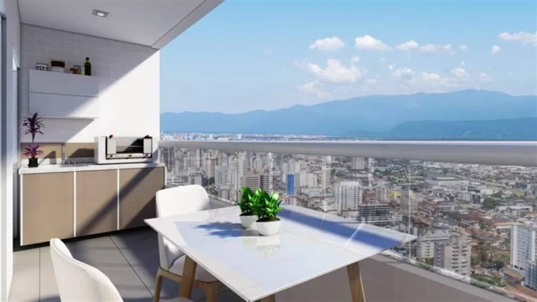 Imagem Apartamento com 2 Quartos à Venda, 70 m² em Forte - Praia Grande