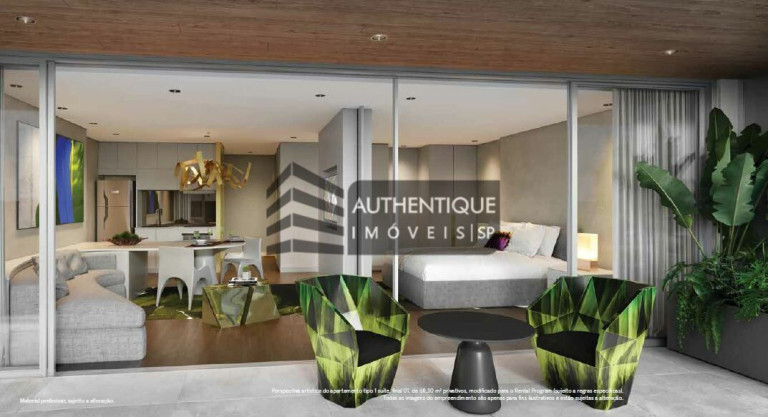 Imagem Imóvel com 1 Quarto à Venda, 53 m² em Vila Olímpia - São Paulo