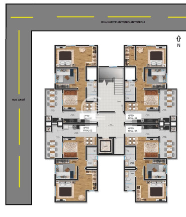 Imagem Apartamento com 2 Quartos à Venda, 53 m² em Planalto - Caxias Do Sul Imagem Apartamento com 2 Quartos à Venda, 53 m² em Planalto - Caxias Do Sul