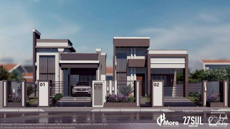 Imagem Casa com 3 Quartos à Venda, 90 m² em Bosque Da Mata - Tijucas