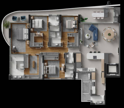 Imagem Apartamento com 3 Quartos à Venda, 166 m² em Fazenda - Itajaí Imagem Apartamento com 3 Quartos à Venda, 166 m² em Fazenda - Itajaí