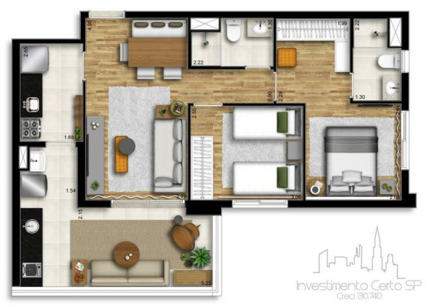 Imagem Apartamento com 2 Quartos à Venda, 68 m² em Saúde - São Paulo Imagem Apartamento com 2 Quartos à Venda, 68 m² em Saúde - São Paulo