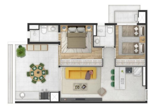 Imagem Apartamento com 2 Quartos à Venda, 71 m² em Jardim Paulista - São Paulo