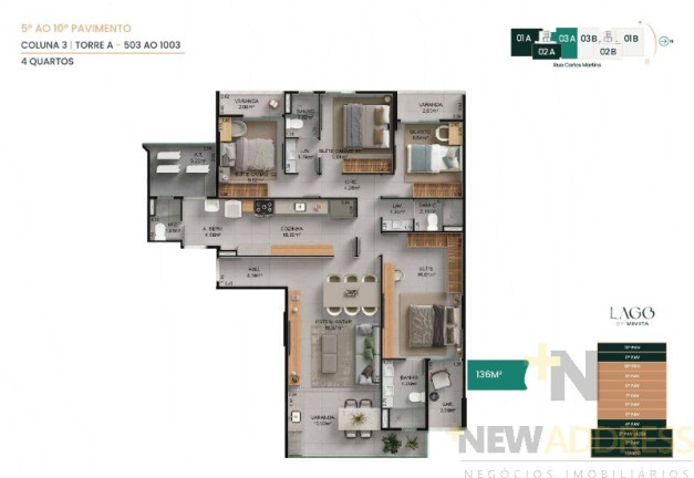 Imagem Apartamento com 4 Quartos à Venda, 136 m² em Jardim Camburi - Vitória