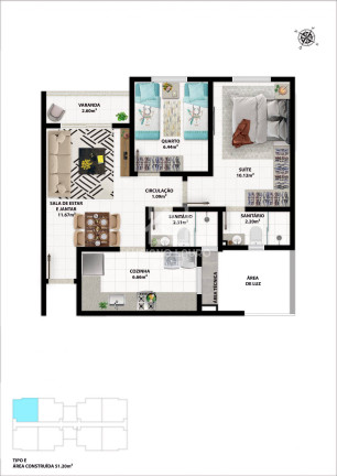 Imagem Apartamento com 2 Quartos à Venda, 45 m² em Primavera - Vitória Da Conquista Imagem Apartamento com 2 Quartos à Venda, 45 m² em Primavera - Vitória Da Conquista
