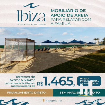 Imagem Terreno em Condomínio à Venda, 347 m² em São Pedro Da Aldeia