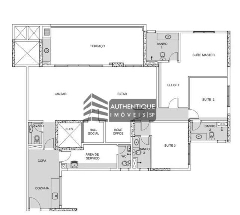 Imagem Apartamento com 3 Quartos à Venda, 155 m² em Centro - São Bernardo Do Campo Imagem Apartamento com 3 Quartos à Venda, 155 m² em Centro - São Bernardo Do Campo