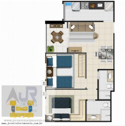 Imagem Apartamento com 2 Quartos à Venda, 68 m² em Praia Itaparica - Vila Velha
