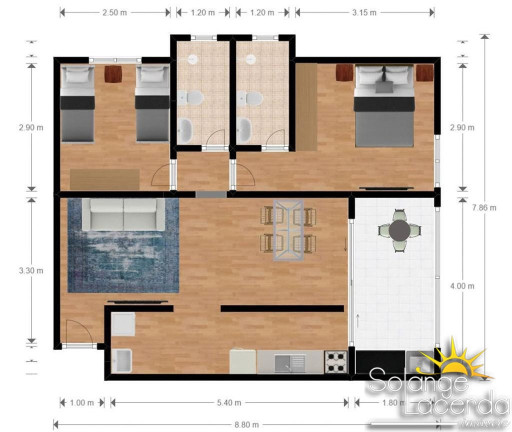 Imagem Apartamento com 2 Quartos à Venda, 67 m² em Itaguá - Ubatuba