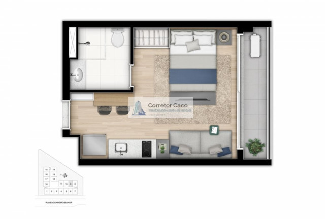 Imagem Apartamento com 1 Quarto à Venda, 26 m² em Butantã - São Paulo