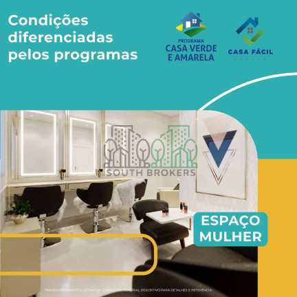 Imagem Apartamento com 2 Quartos à Venda, 39 m² em Jardim Campo Verde - Almirante Tamandaré Imagem Apartamento com 2 Quartos à Venda, 39 m² em Jardim Campo Verde - Almirante Tamandaré