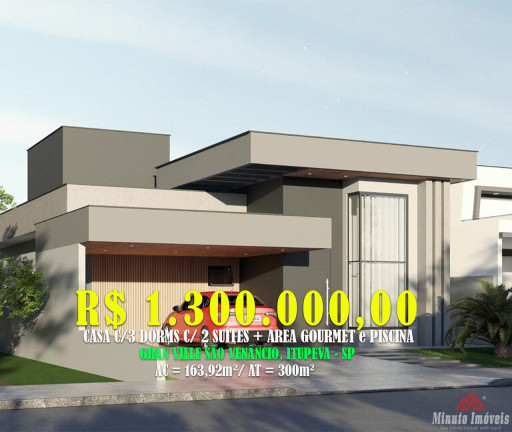 Casa com 3 Quartos à Venda, 164 m² em Jardim Primavera - Itupeva