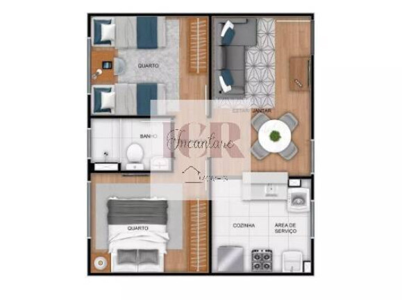 Imagem Apartamento com 2 Quartos à Venda, 41 m² em Jardim Guarujá - Sorocaba Imagem Apartamento com 2 Quartos à Venda, 41 m² em Jardim Guarujá - Sorocaba