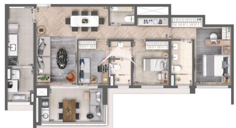 Imagem Apartamento com 3 Quartos à Venda, 113 m² em Campo Belo - São Paulo Imagem Apartamento com 3 Quartos à Venda, 113 m² em Campo Belo - São Paulo