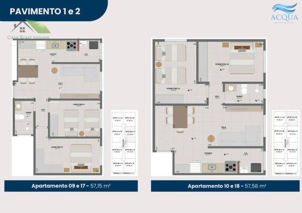 Imagem Apartamento com 2 Quartos à Venda, 57 m² em Chácaras - Bertioga Imagem Apartamento com 2 Quartos à Venda, 57 m² em Chácaras - Bertioga