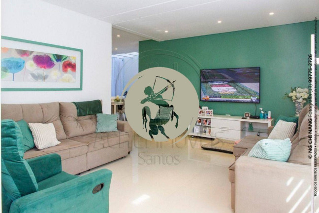 Imagem Sobrado com 4 Quartos à Venda, 178 m² em Ponta Da Praia - Santos