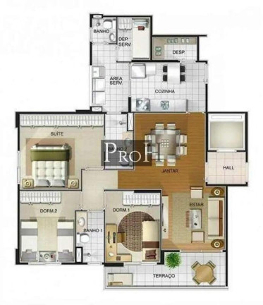 Imagem Apartamento com 3 Quartos à Venda, 102 m² em Ipiranga - São Paulo Imagem Apartamento com 3 Quartos à Venda, 102 m² em Ipiranga - São Paulo