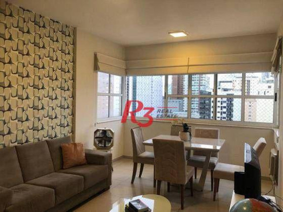 Apartamento com 2 Quartos à Venda, 69 m² em Gonzaga - Santos