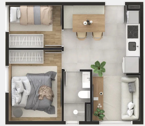 Imagem Apartamento com 2 Quartos à Venda, 34 m² em Santo Amaro - São Paulo Imagem Apartamento com 2 Quartos à Venda, 34 m² em Santo Amaro - São Paulo