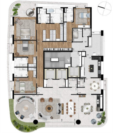 Imagem Apartamento com 4 Quartos à Venda, 424 m² em Itaim Bibi - São Paulo